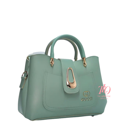 Glam Sea Green Handbag