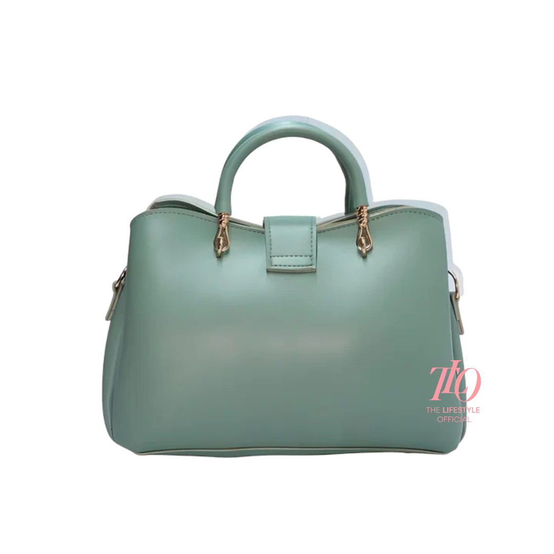 Glam Sea Green Handbag