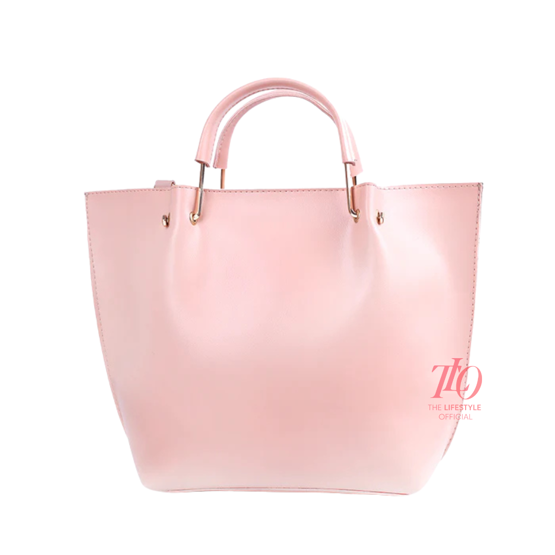 Iconic T-Pink 2 Pcs Handbag