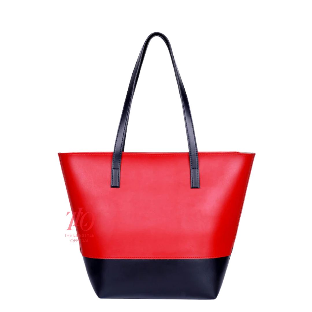 Dreamy Red And Black Tote Bag