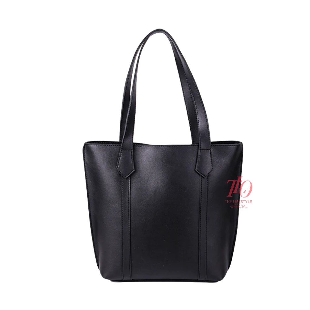 Flair Black Tote Bag