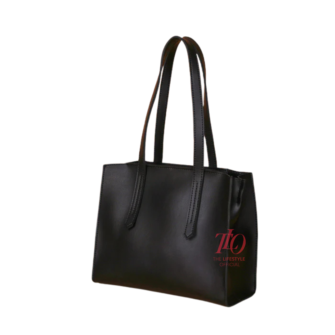 Classic Black Shoulder Bag