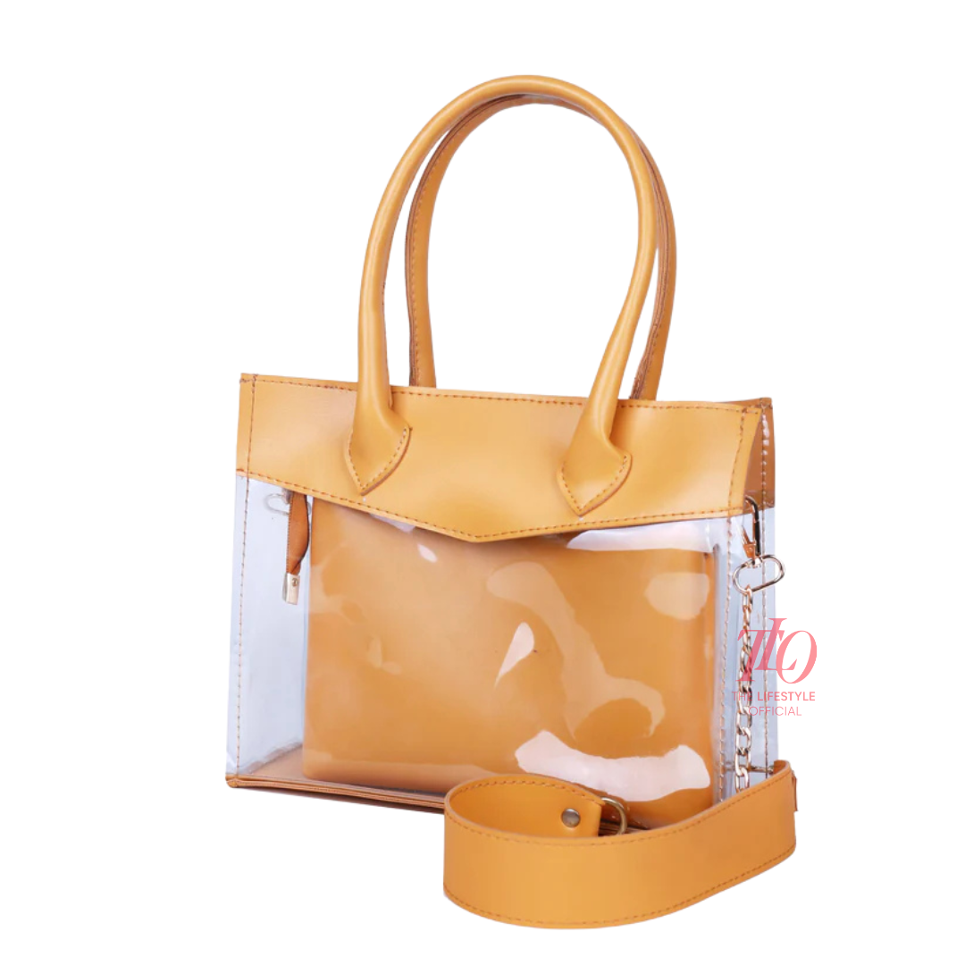 Crystal Yellow Shoulder Bag