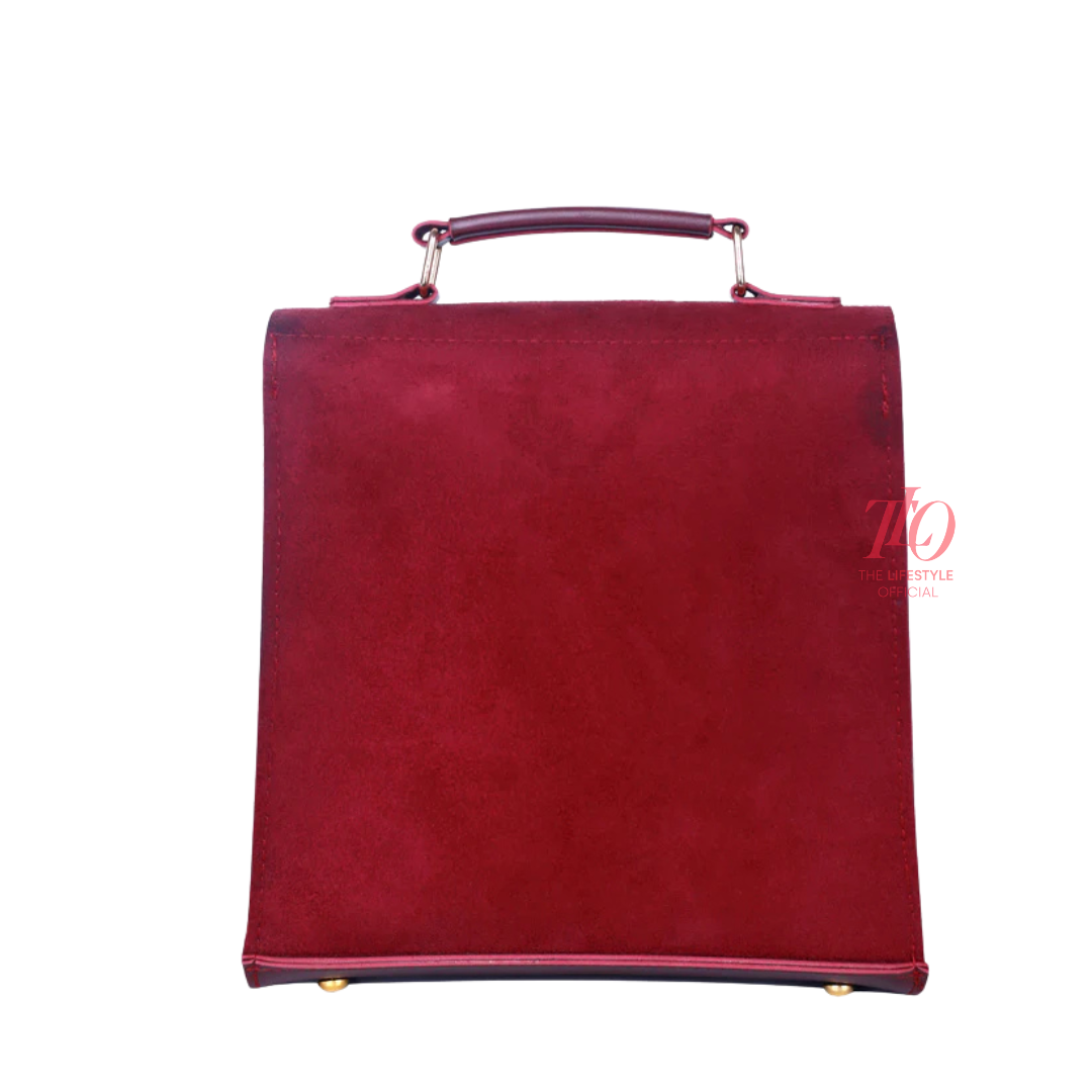 Midnight Maroon Handbag