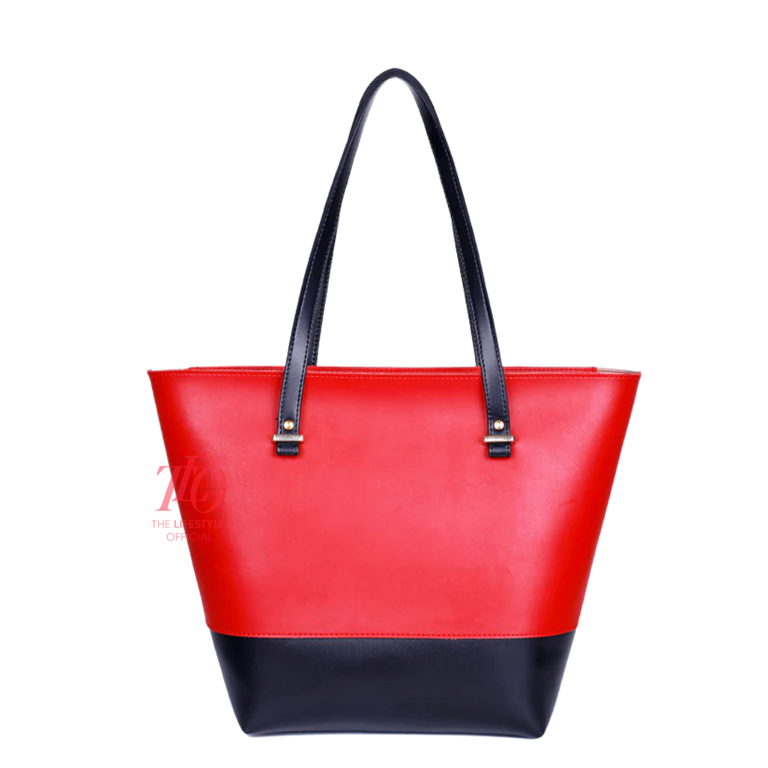 Dreamy Red And Black Tote Bag