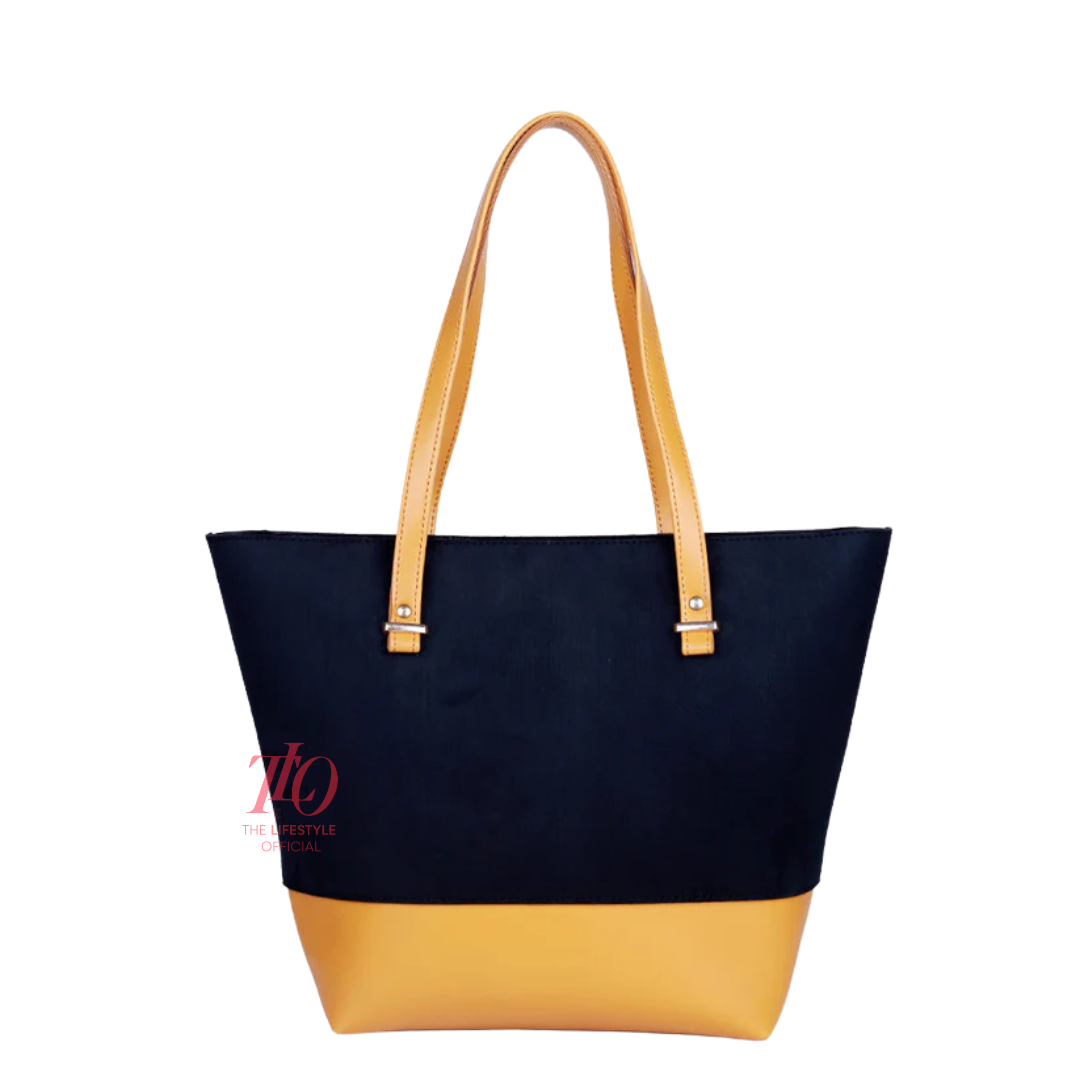 Dreamy Black And Yellow Tote Bag