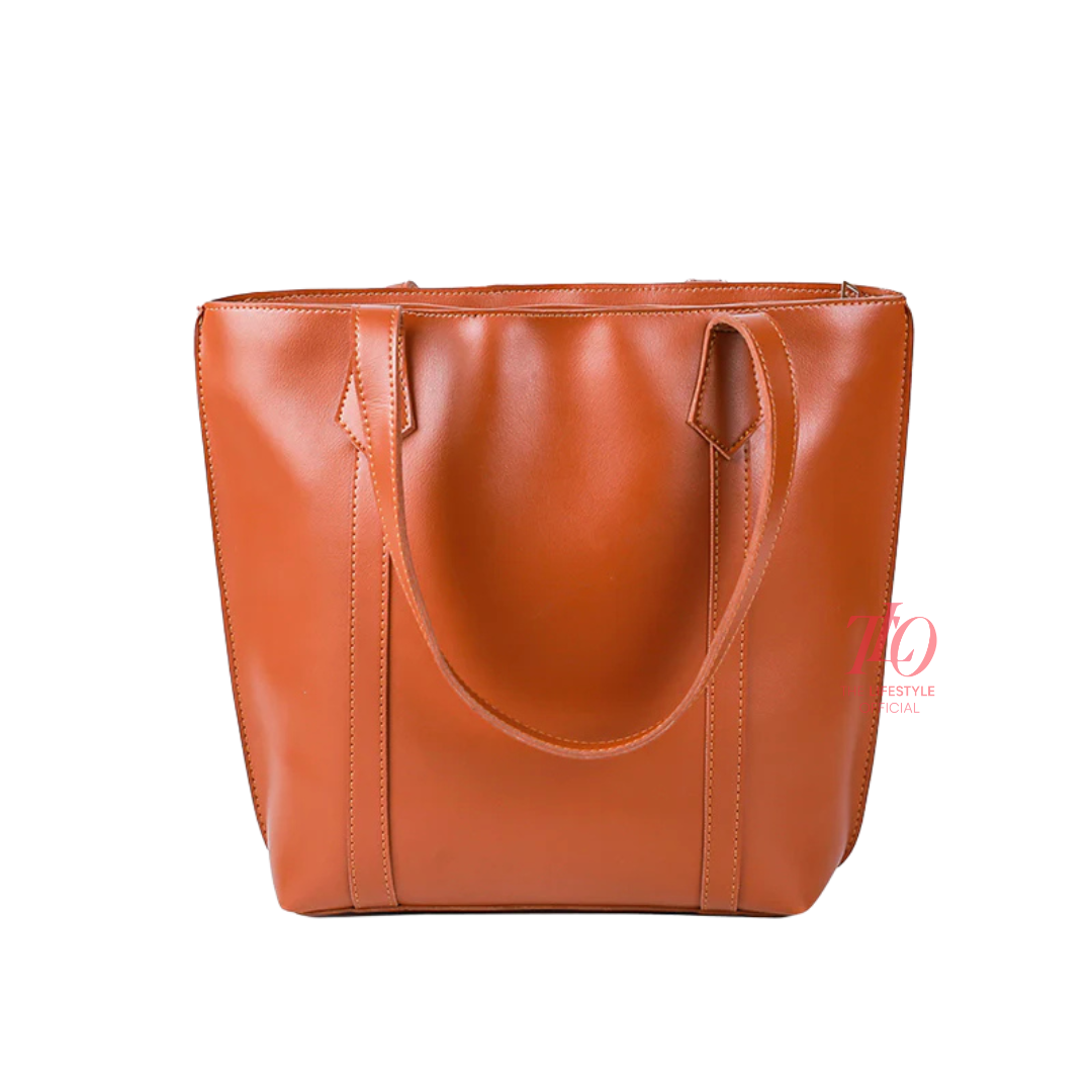 Flair Brown Tote Bag