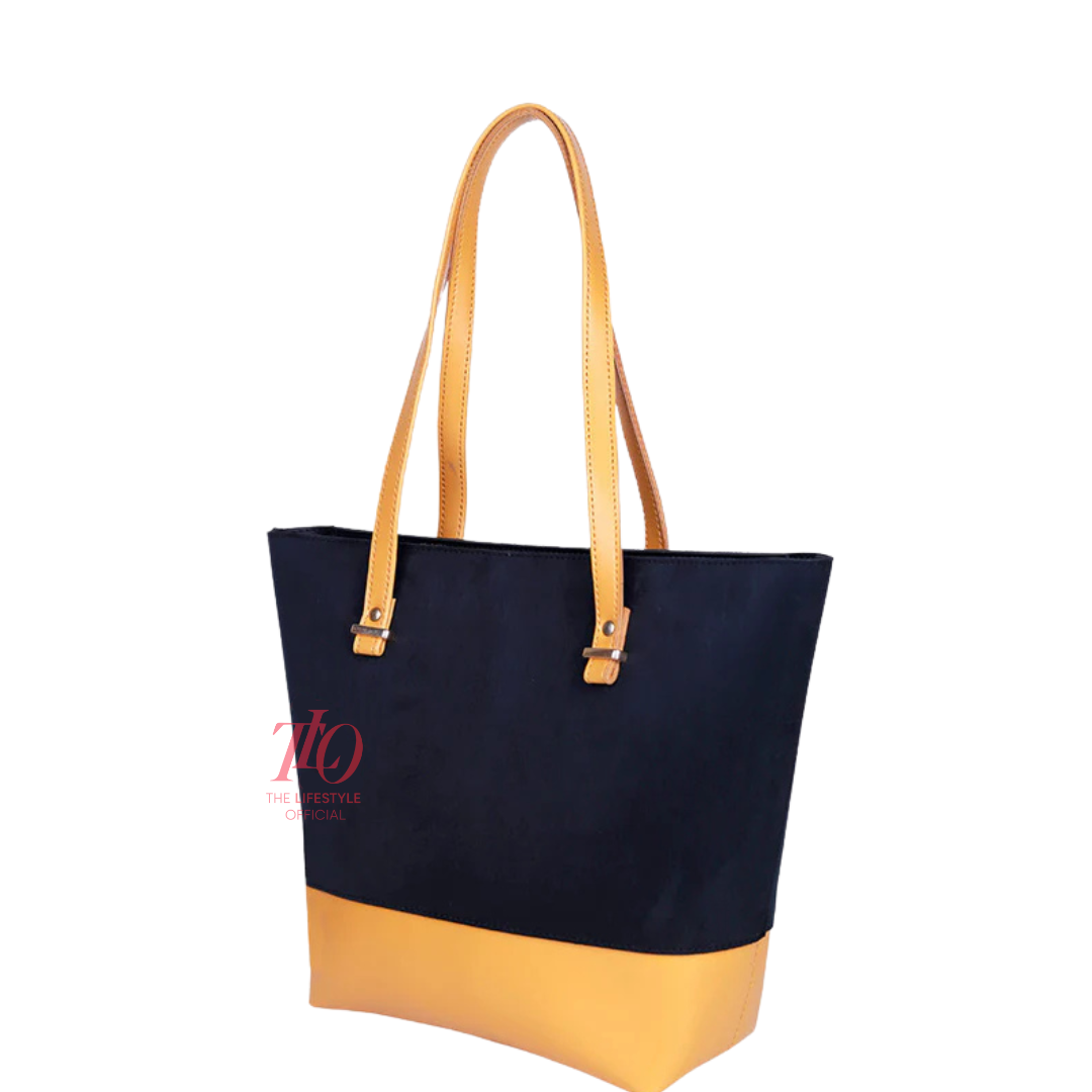 Dreamy Black And Yellow Tote Bag