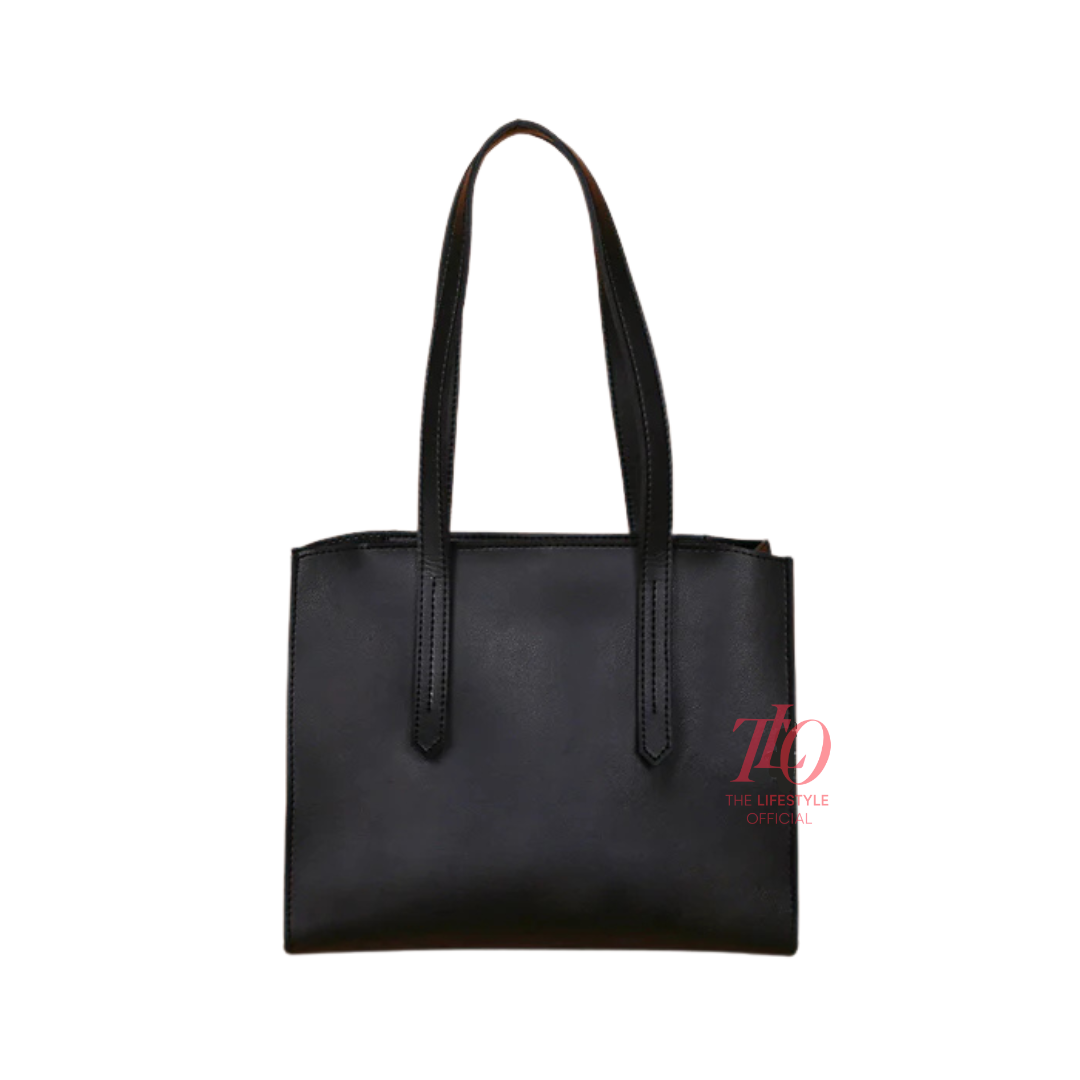 Classic Black Shoulder Bag