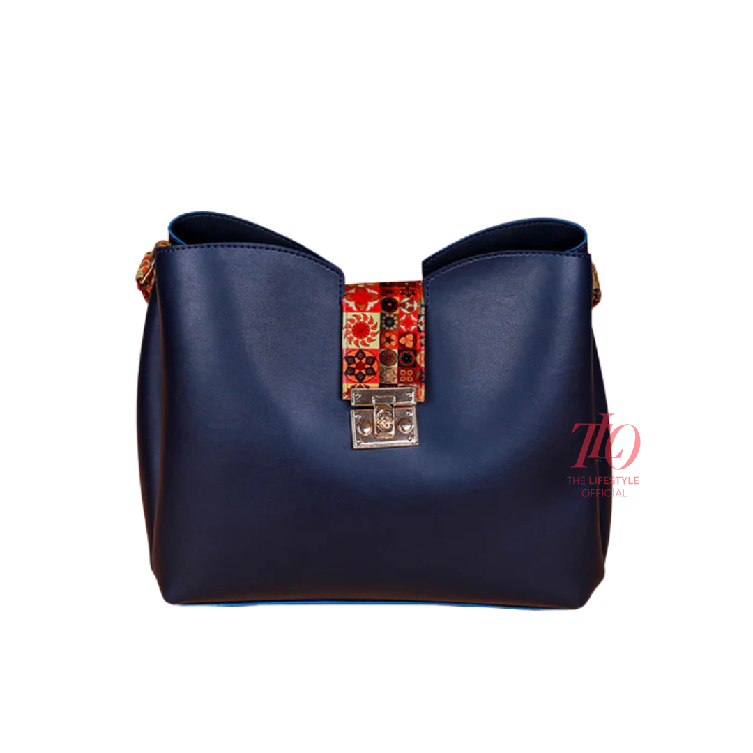 Majestic 2 Pcs Blue Shoulder Bag