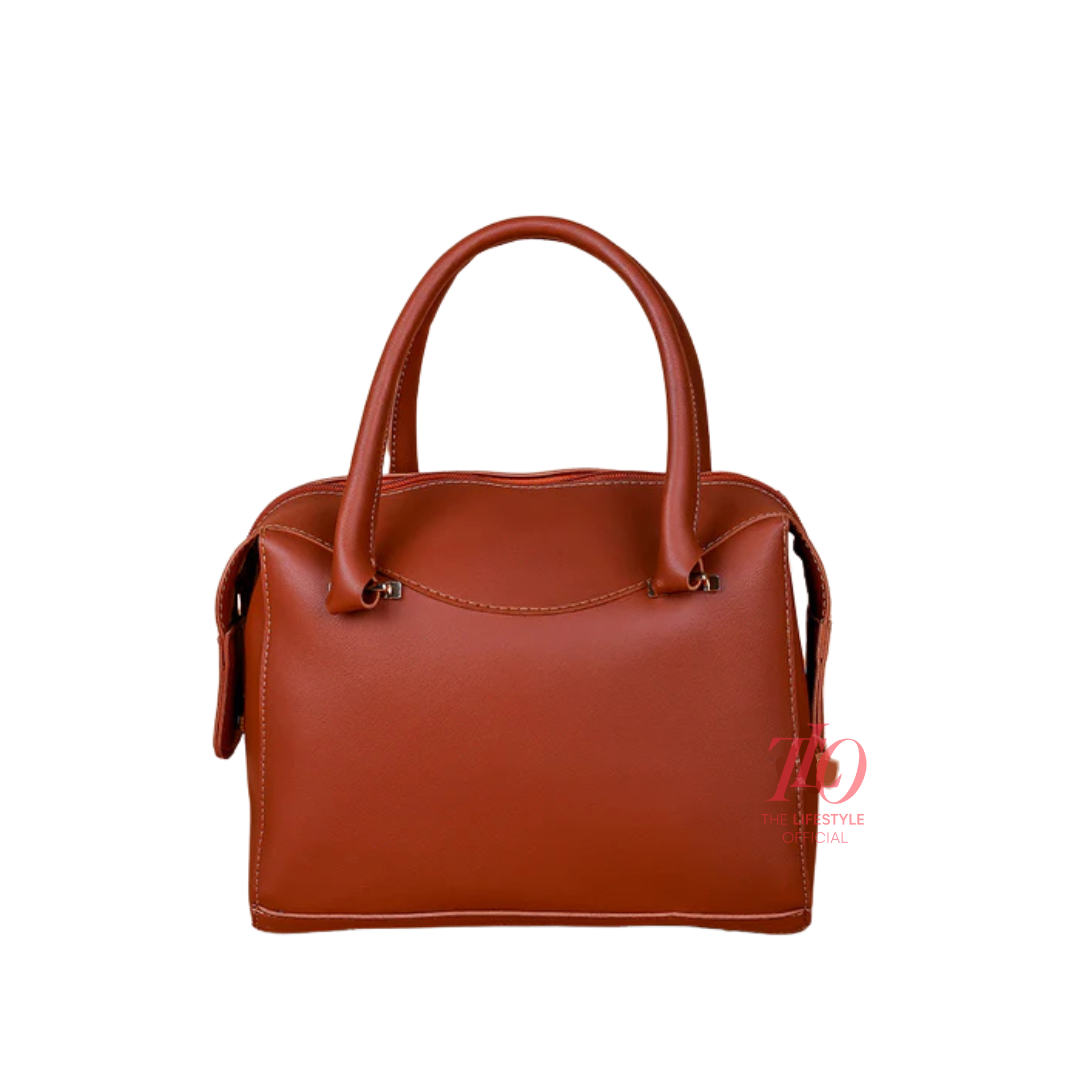 Bold Brown Handbag