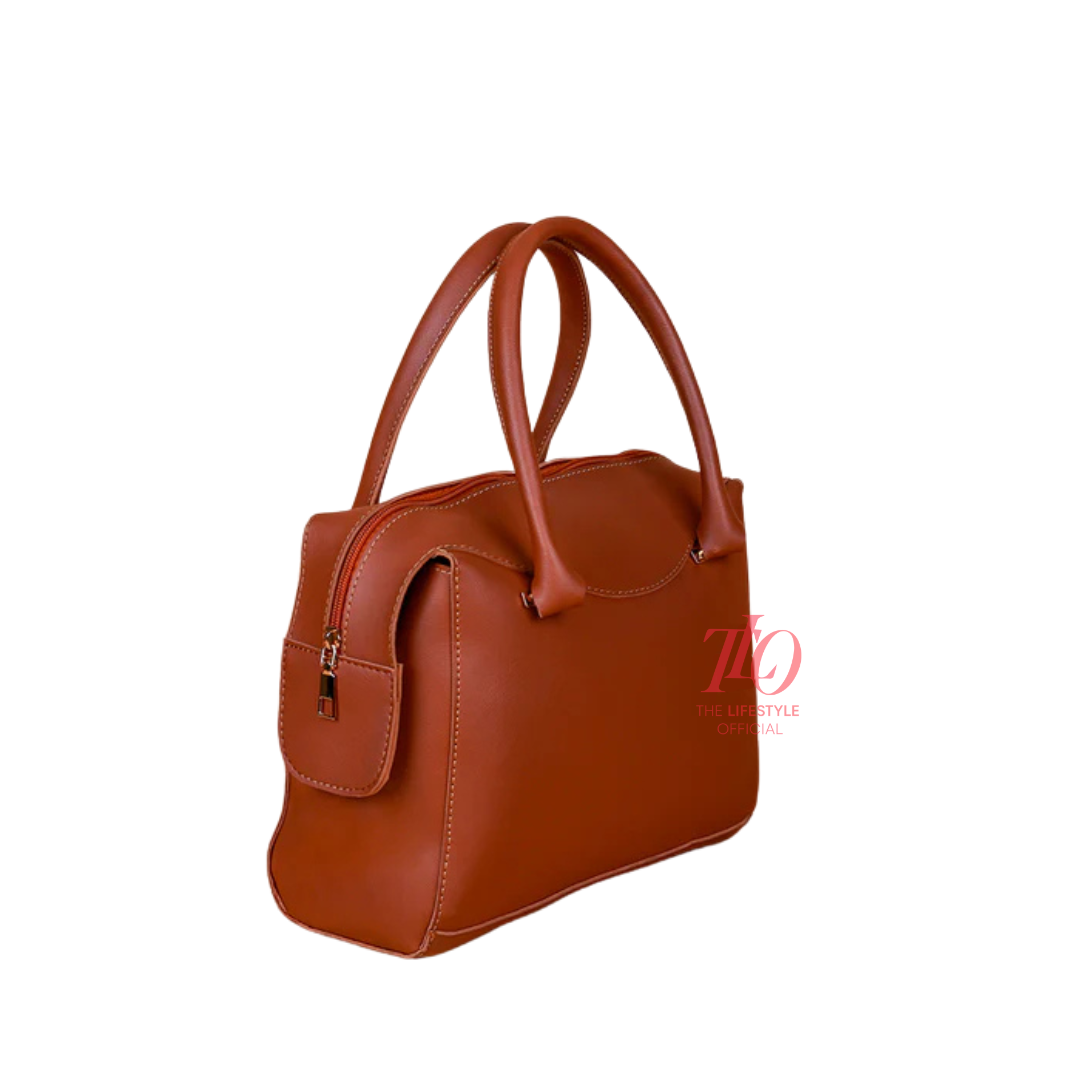 Bold Brown Handbag