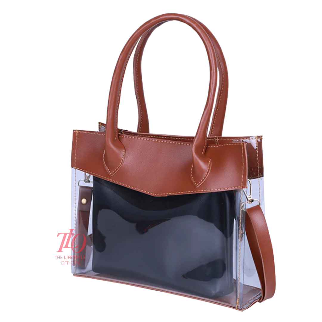 Crystal Brown Shoulder Bag