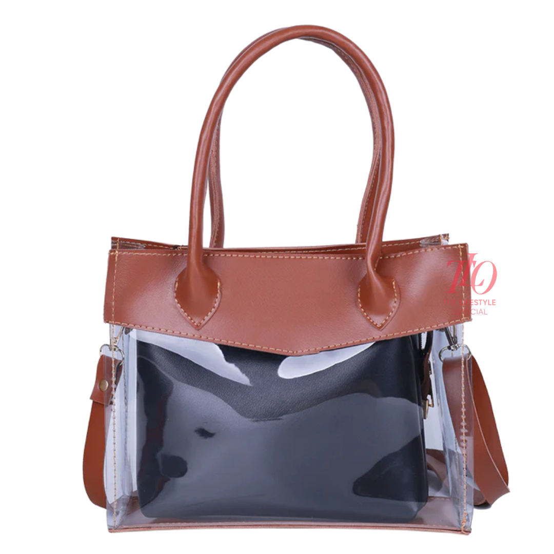 Crystal Brown Shoulder Bag