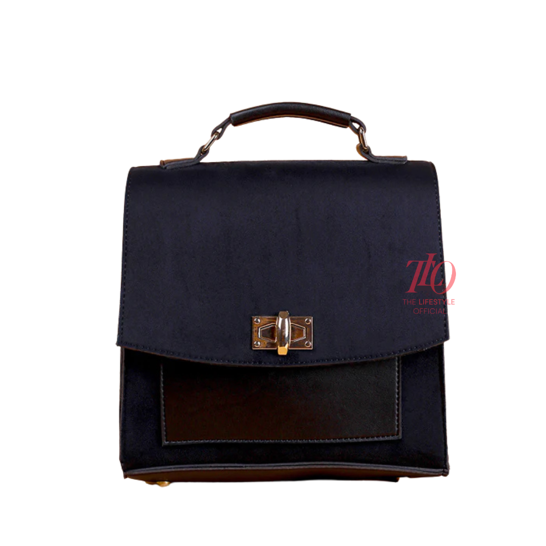 Midnight Black Handbag
