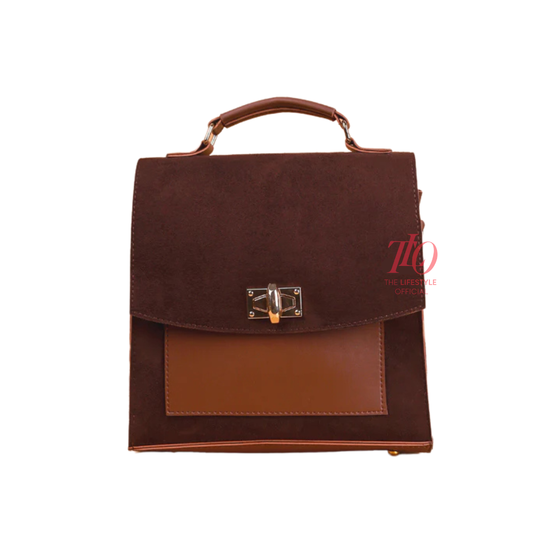 Midnight Brown Handbag