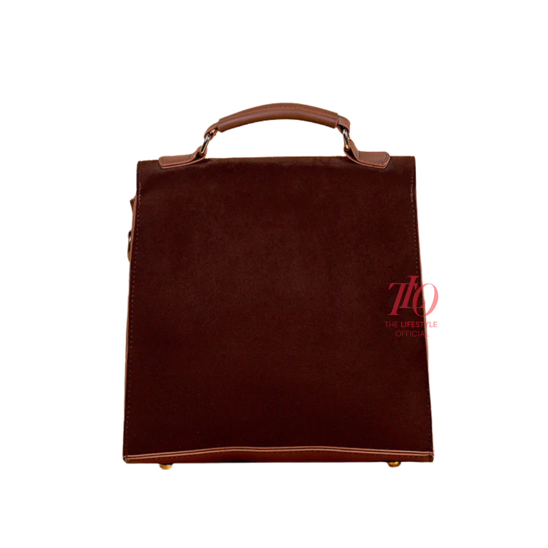 Midnight Brown Handbag