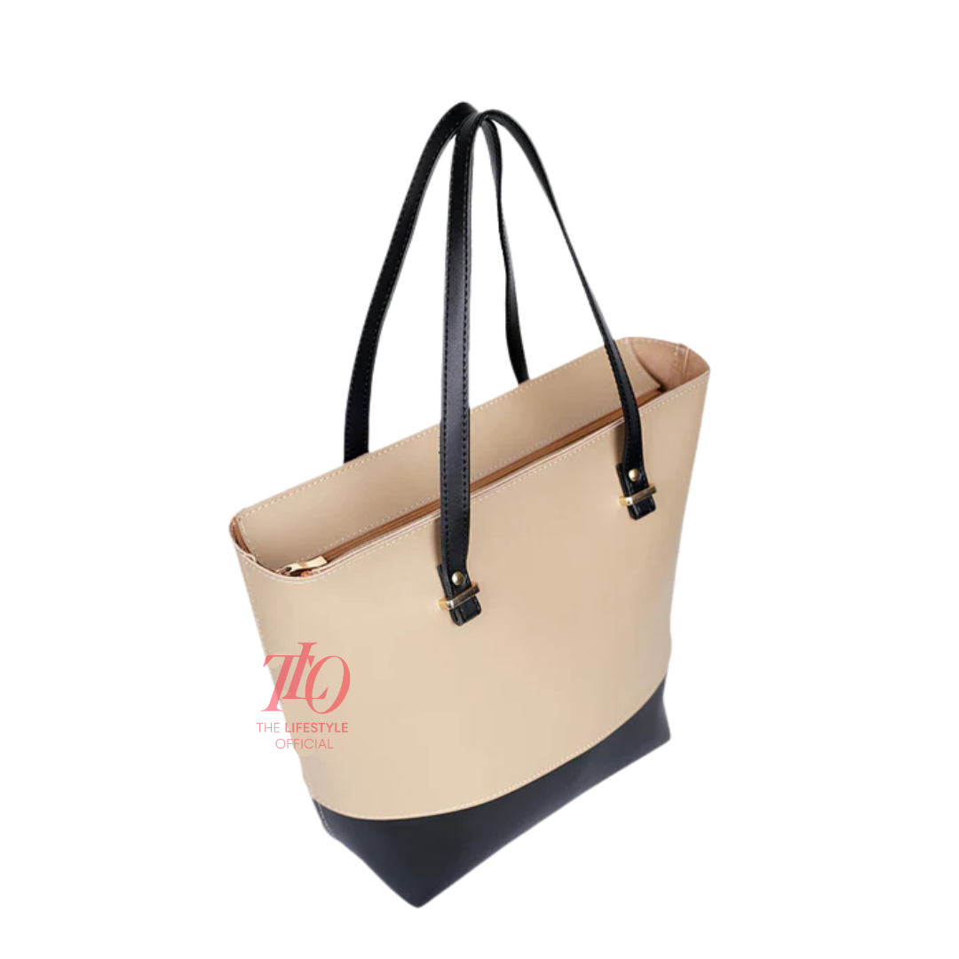 Dreamy Black and Skin Tote Bag