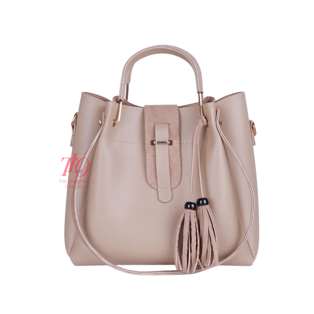 Trendy Tassel Skin Handbag