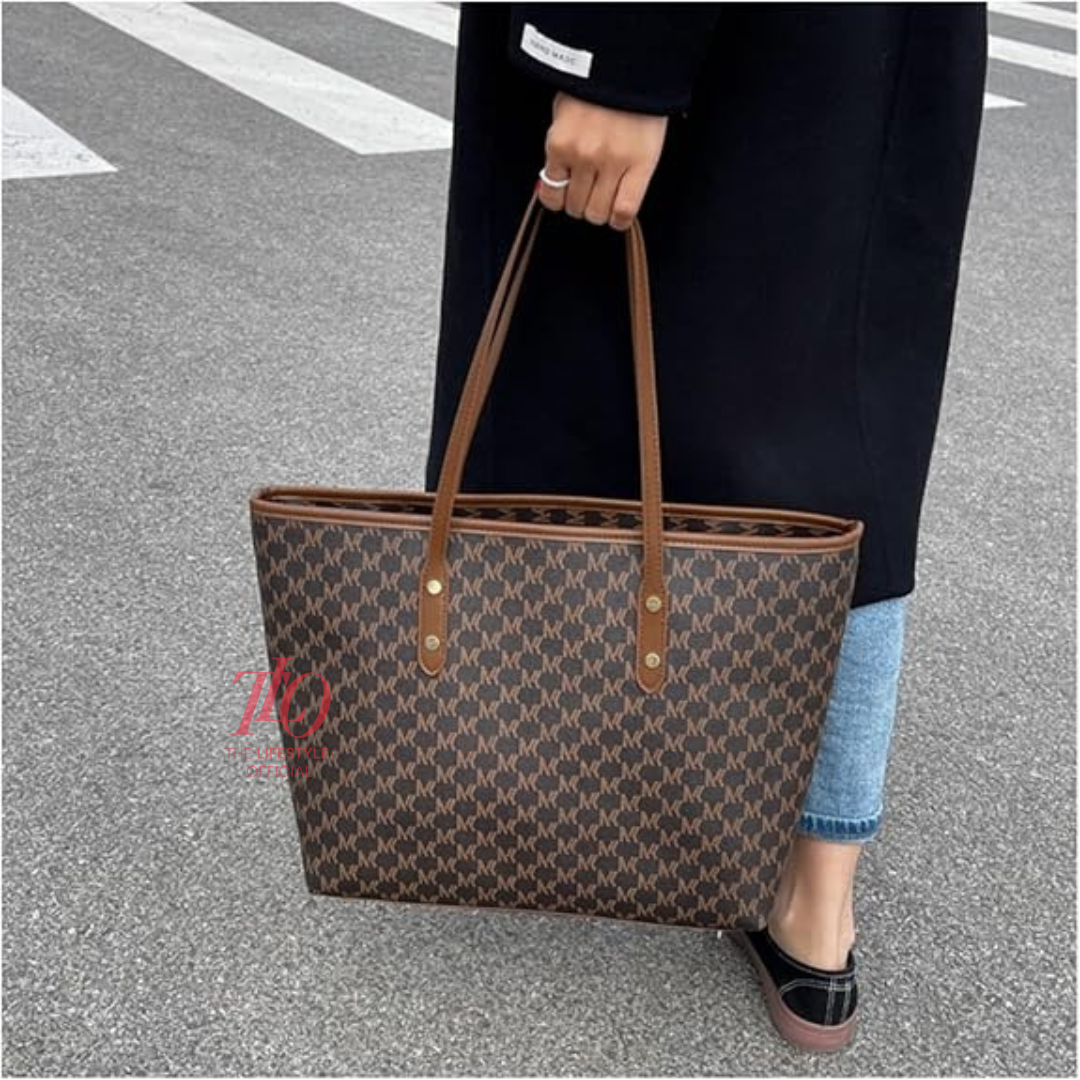 SoftStyle Brown Tote Bag