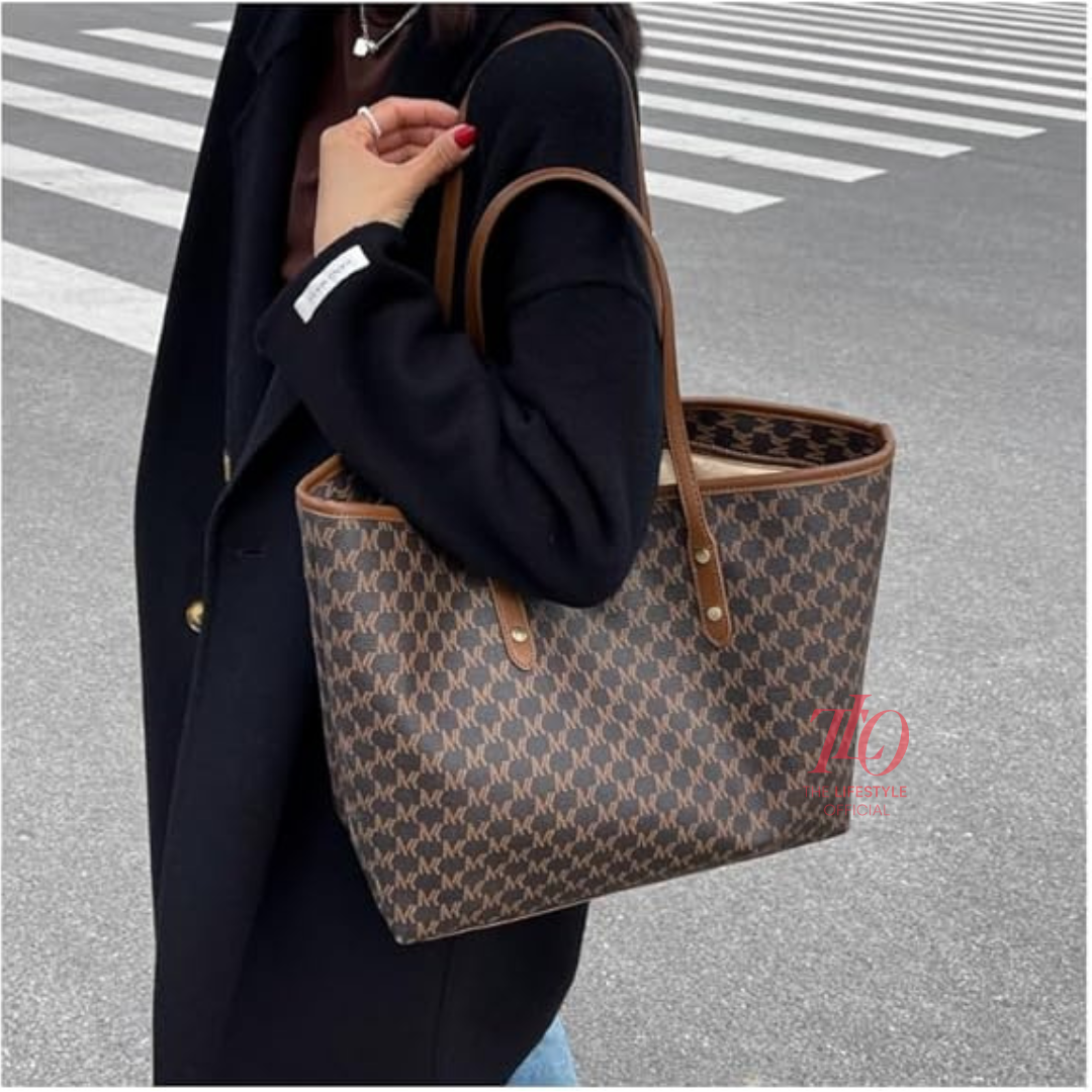 SoftStyle Brown Tote Bag