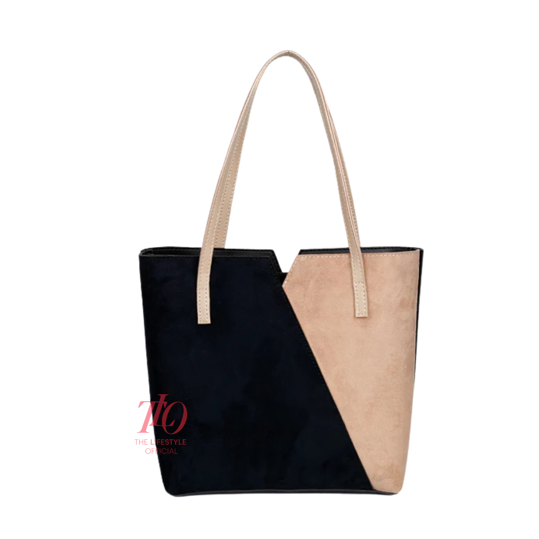 Haven Black and Skin Tote Bag