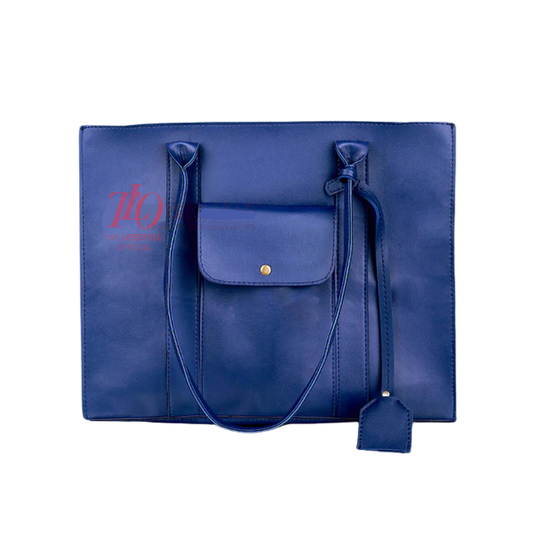Smart Carry Blue Tote Bag