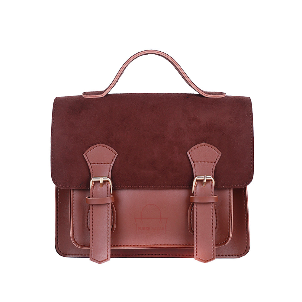 Grace Dark Brown Crossbody Bags