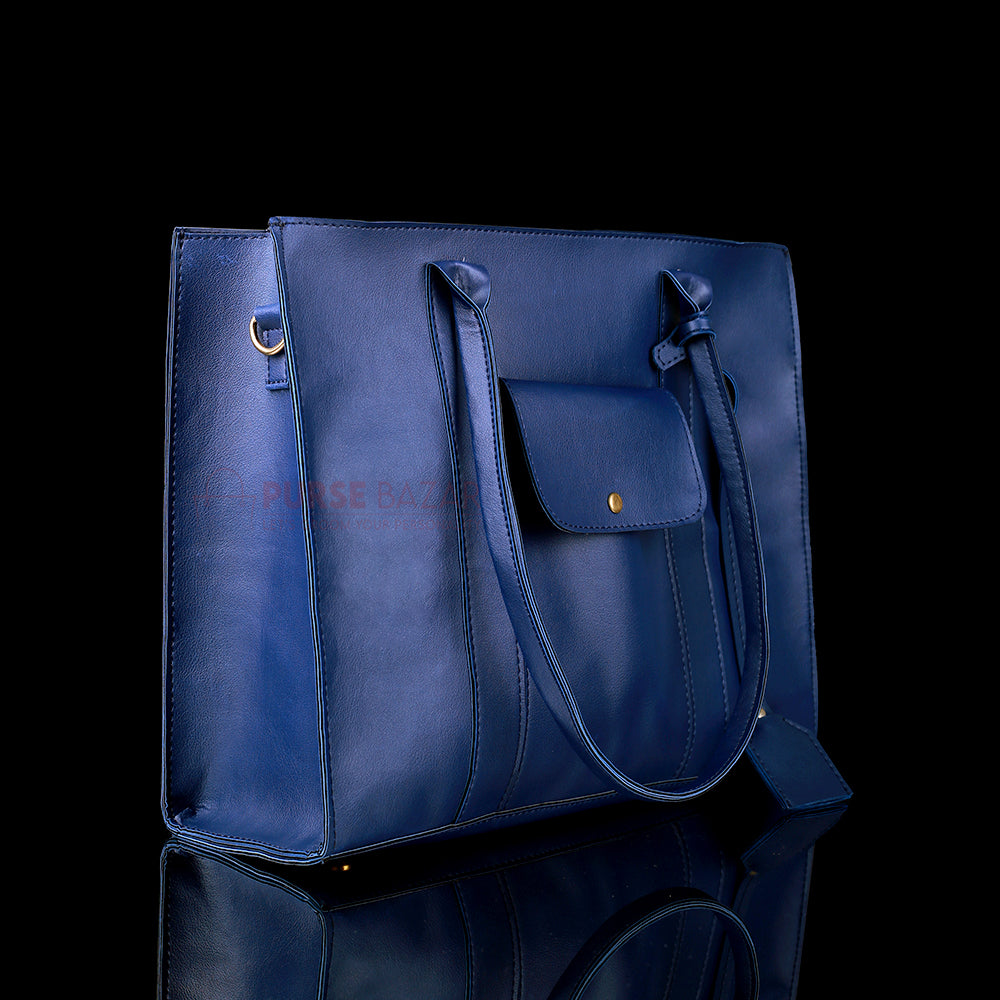 Versatile Blue Tote Bag