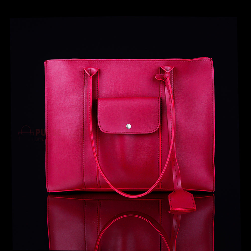 Versatile Maroon Tote Bag