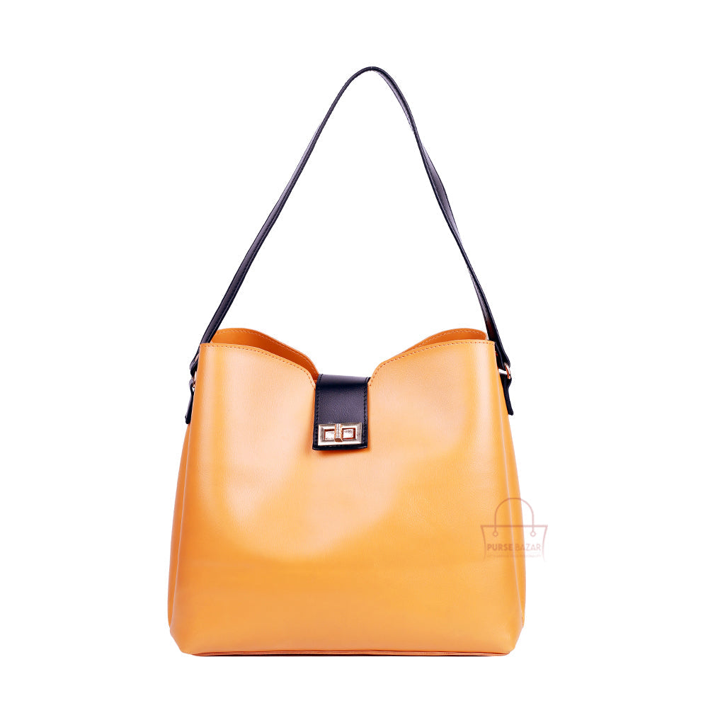 Classy 2 Pcs Yellow Shoulder Bag