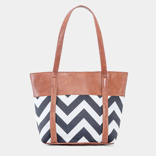 Wave Brown Tote Bag