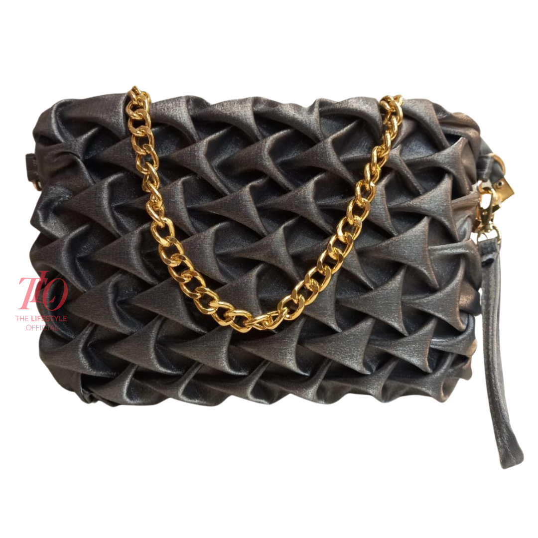 Silk Wave Grey Bag
